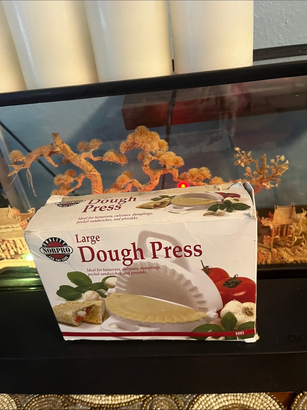 Norpro small  Dough Press - White
